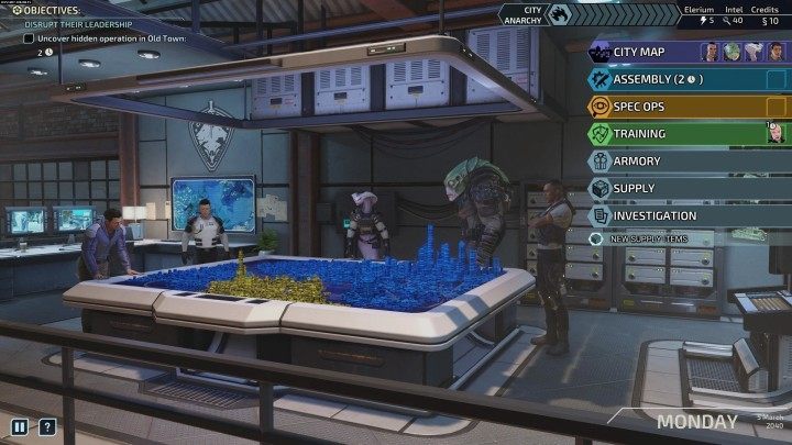 You visit Headquarters in between missions - XCOM Chimera Squad: Headquarters - Basics - XCOM Chimera Squad Guide