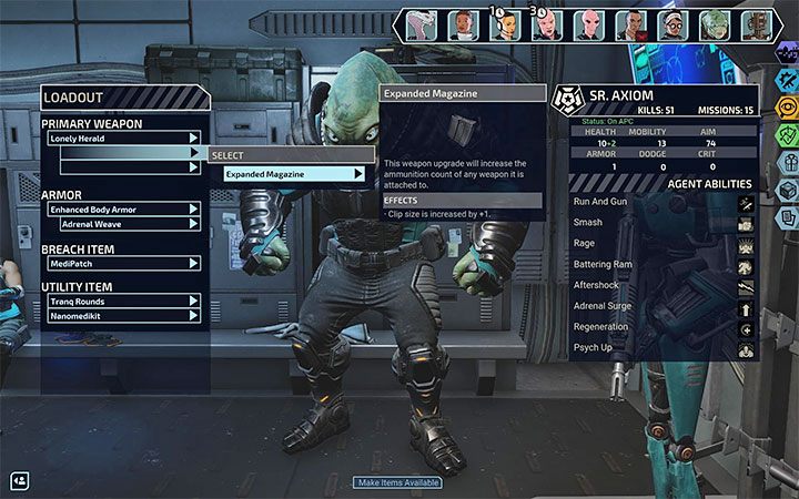 The second way is to upgrade the weapon by installing Weapon Mods - XCOM Chimera Squad: Better weapons and grenades - how to get? - FAQ - XCOM Chimera Squad Guide