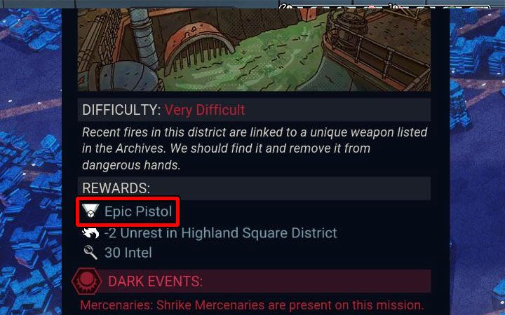 Epic Weapons are special variations of the main weapons available from the very beginning of the game - XCOM Chimera Squad: Better weapons and grenades - how to get? - FAQ - XCOM Chimera Squad Guide