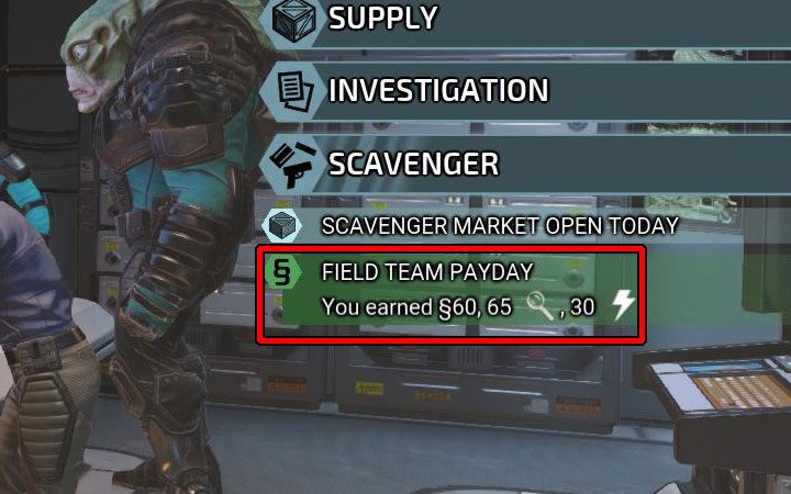 Resources obtained through active field teams are donated every Friday - XCOM Chimera Squad: Field Teams - Basics - XCOM Chimera Squad Guide