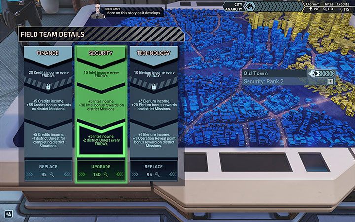 In addition to completing the above-mentioned researches, you must also be aware that every promotion to a higher rank is increasingly expensive - XCOM Chimera Squad: Field Teams - Basics - XCOM Chimera Squad Guide