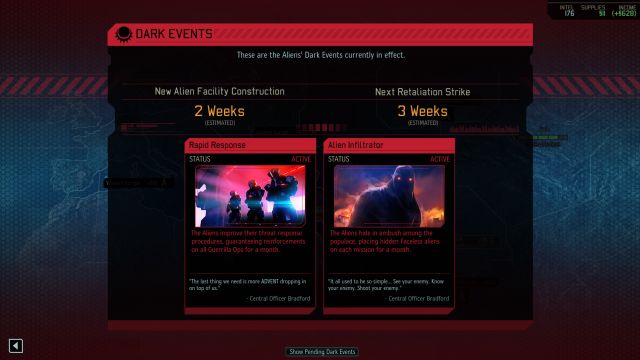 Dark Events | Game mechanics - XCOM 2 Game Guide - gamepressure.com