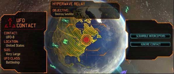 Advanced detection methods give us more information about UFOs: the need to shoot a bandit. - Mission Control - the fight in the air - XCOM Base - XCOM: Enemy Unknown - Game Guide and Walkthrough