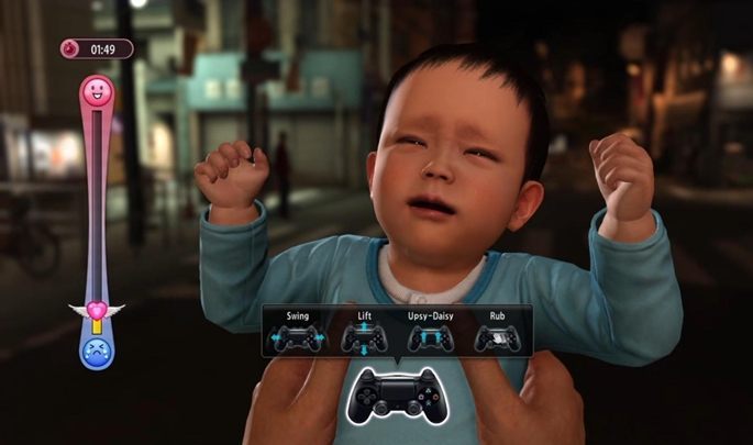 While taking care of Haruto in Chapter 3, you will have to entertain the child several times to calm it down - Yakuza 6 Trophy Guide - Basics - Yakuza 6 Game Guide