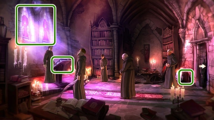 Talk with everybody (maybe except Ursus) who was a witness of last evening (even with yourself) - Chapter Two - The sacred monastery of Santa Brigida | Walkthrough - Walkthrough - Yesterday Origins Game Guide