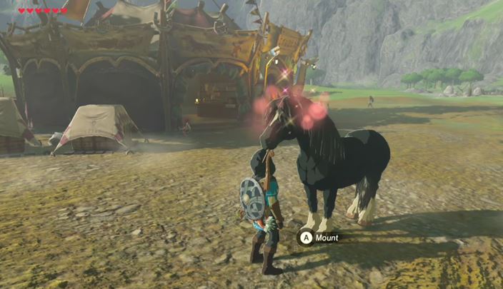 Horses How To Find And Tame Them In Zelda Breath Of The Wild The