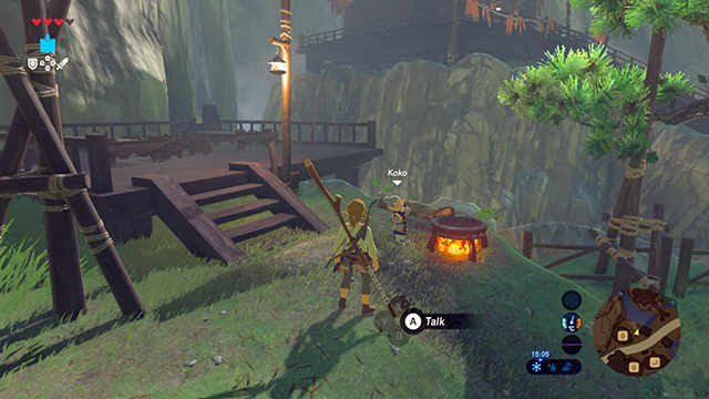 Koko needs ingredients - Side quests in Dueling Peaks Tower in Zelda Breath of the Wild - Side quests - The Legend of Zelda Breath of the Wild Guide