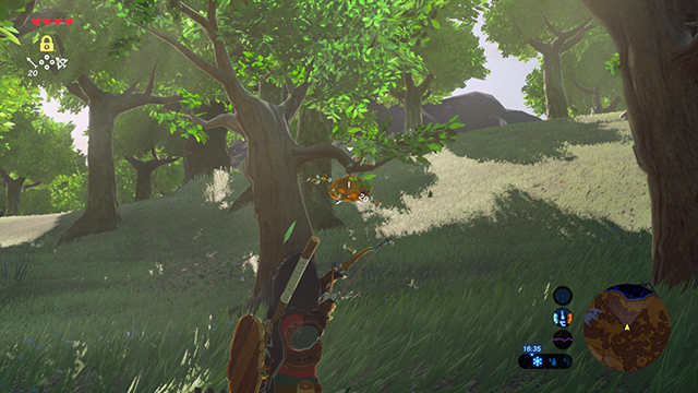 Chase away the bees to collect some honey - Side quests in Dueling Peaks Tower in Zelda Breath of the Wild - Side quests - The Legend of Zelda Breath of the Wild Guide
