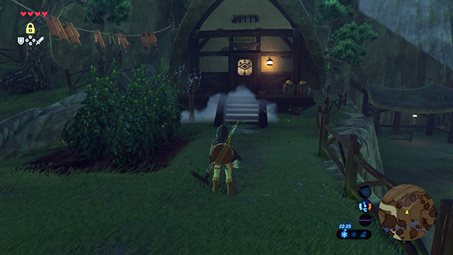 Once you have the fireflies, enter Laslis house - Side quests in Dueling Peaks Tower in Zelda Breath of the Wild - Side quests - The Legend of Zelda Breath of the Wild Guide